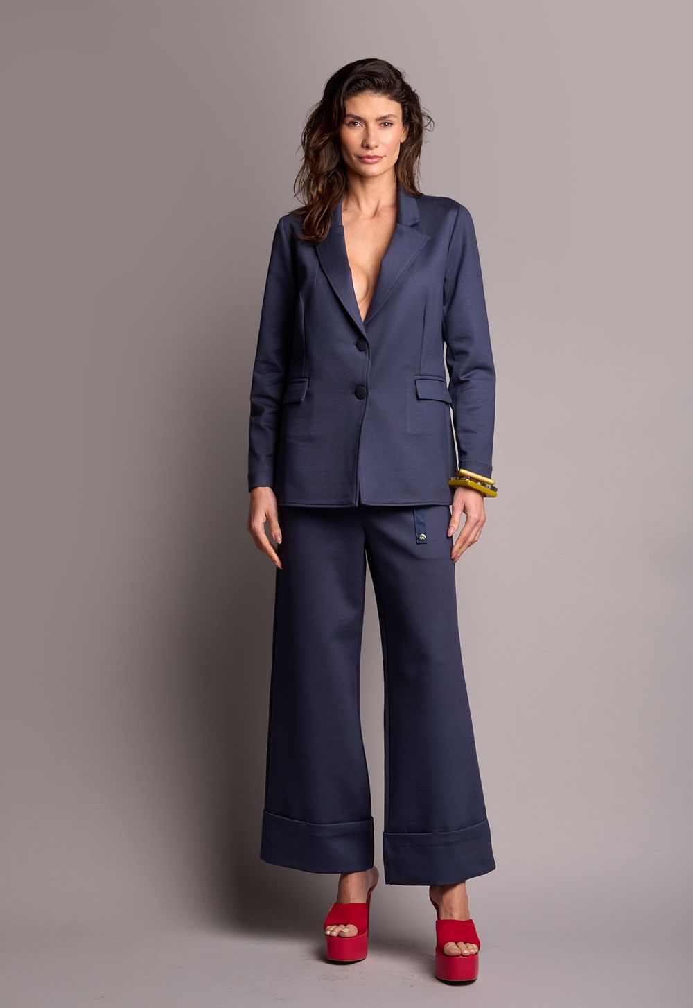 Blazer Neoprene Marinho Eduarda
