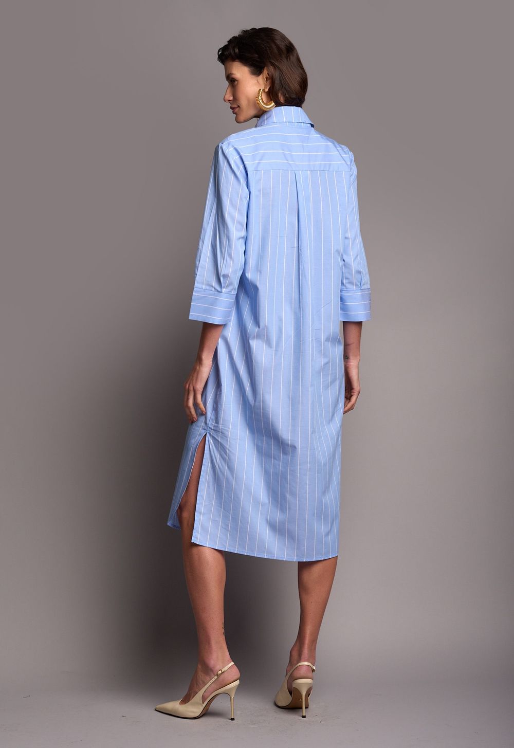 Chemise Listrado Azul Diana