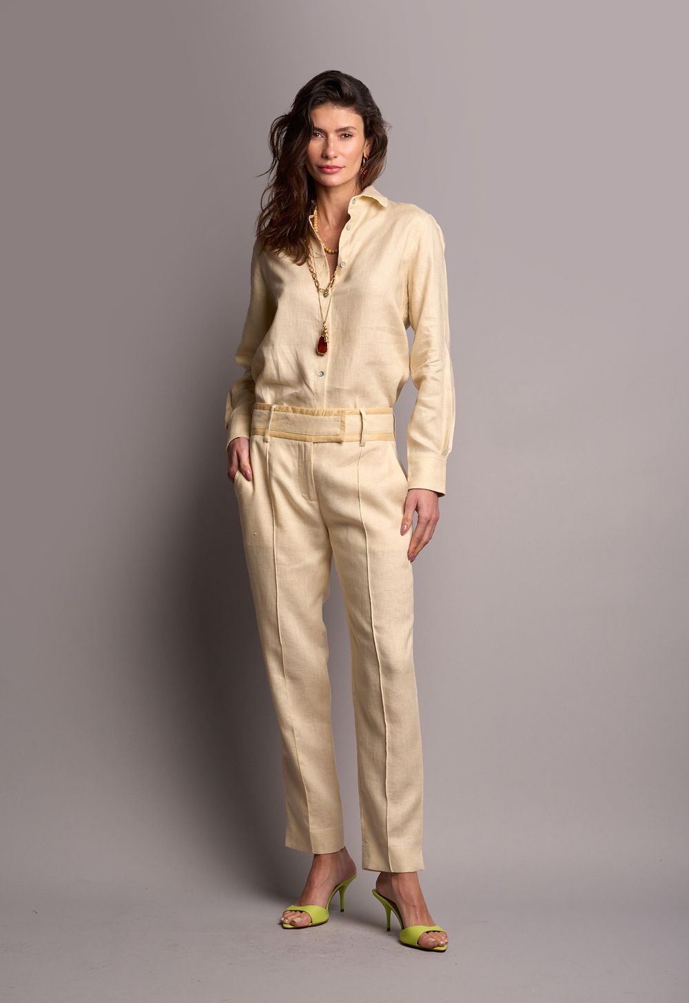 Calça Alfaiataria Linho Helena