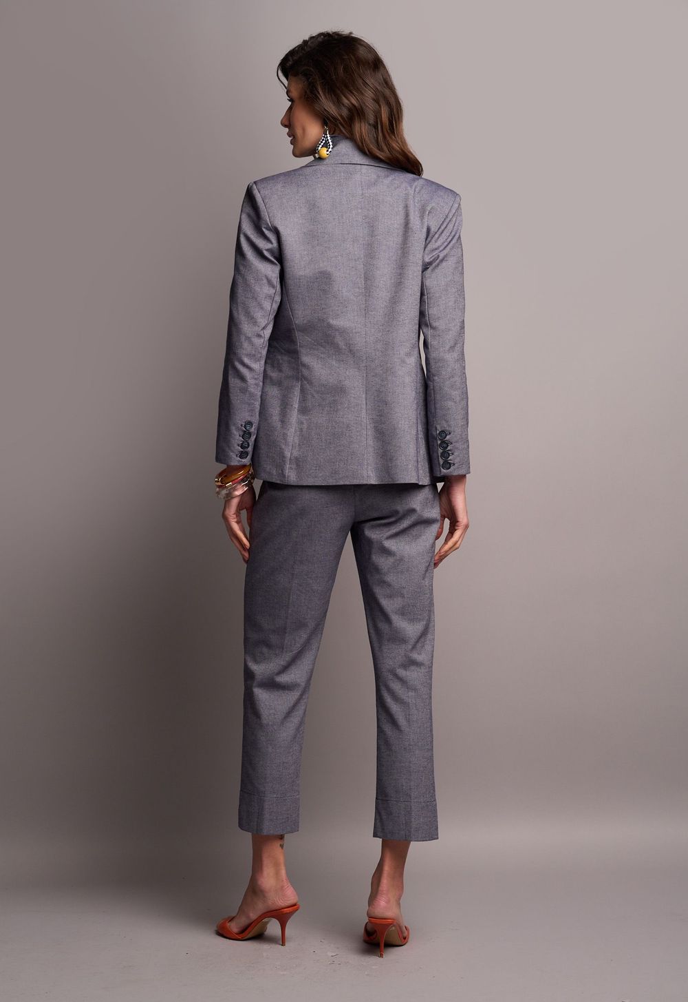 Blazer Algodão Marinho Alessandra CB