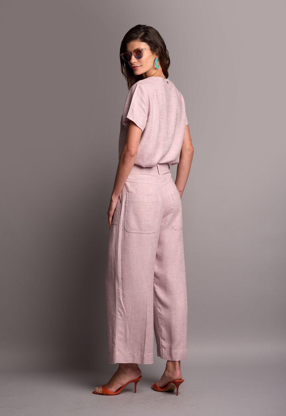 Blusa Viscolinho Rosa Simone CB