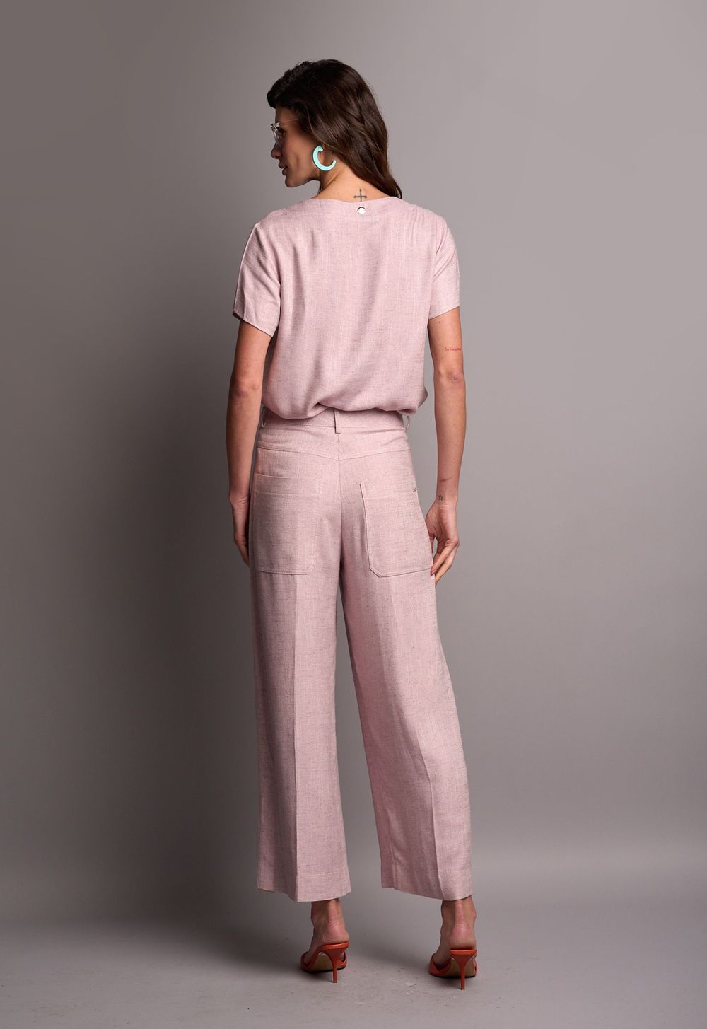 Blusa Viscolinho Rosa Simone CB