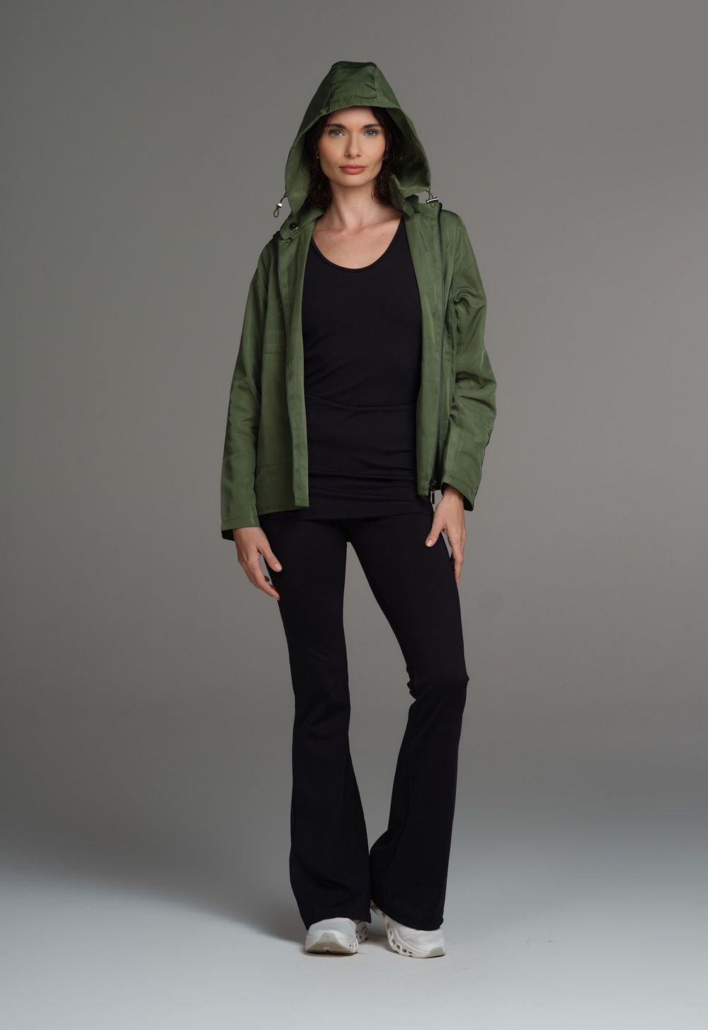 Parka Esportiva Verde Wellnness