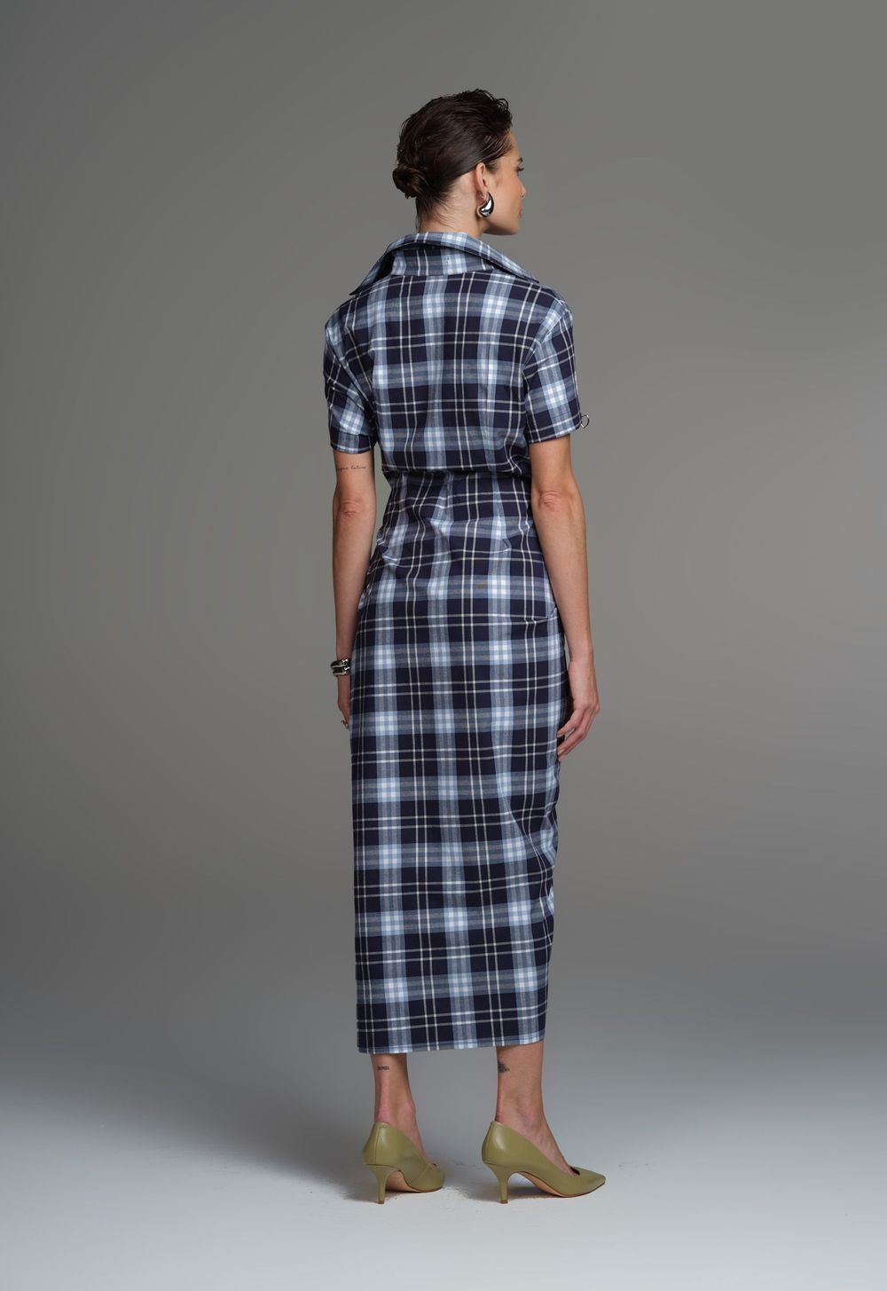 Vestido Midi Xadrez Elisa