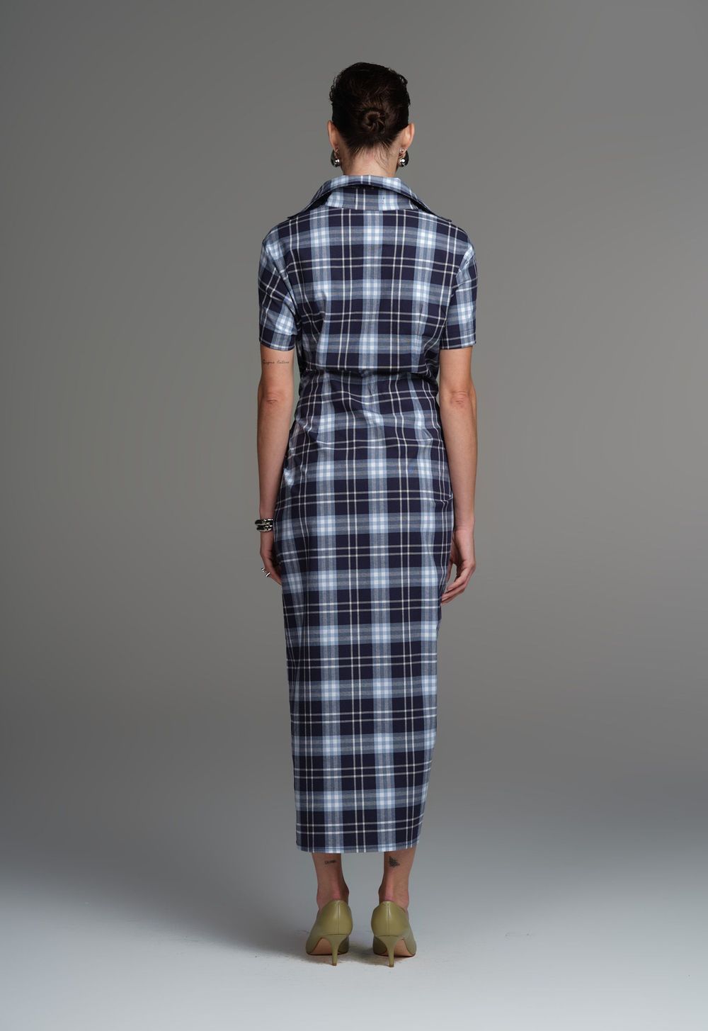 Vestido Midi Xadrez Elisa