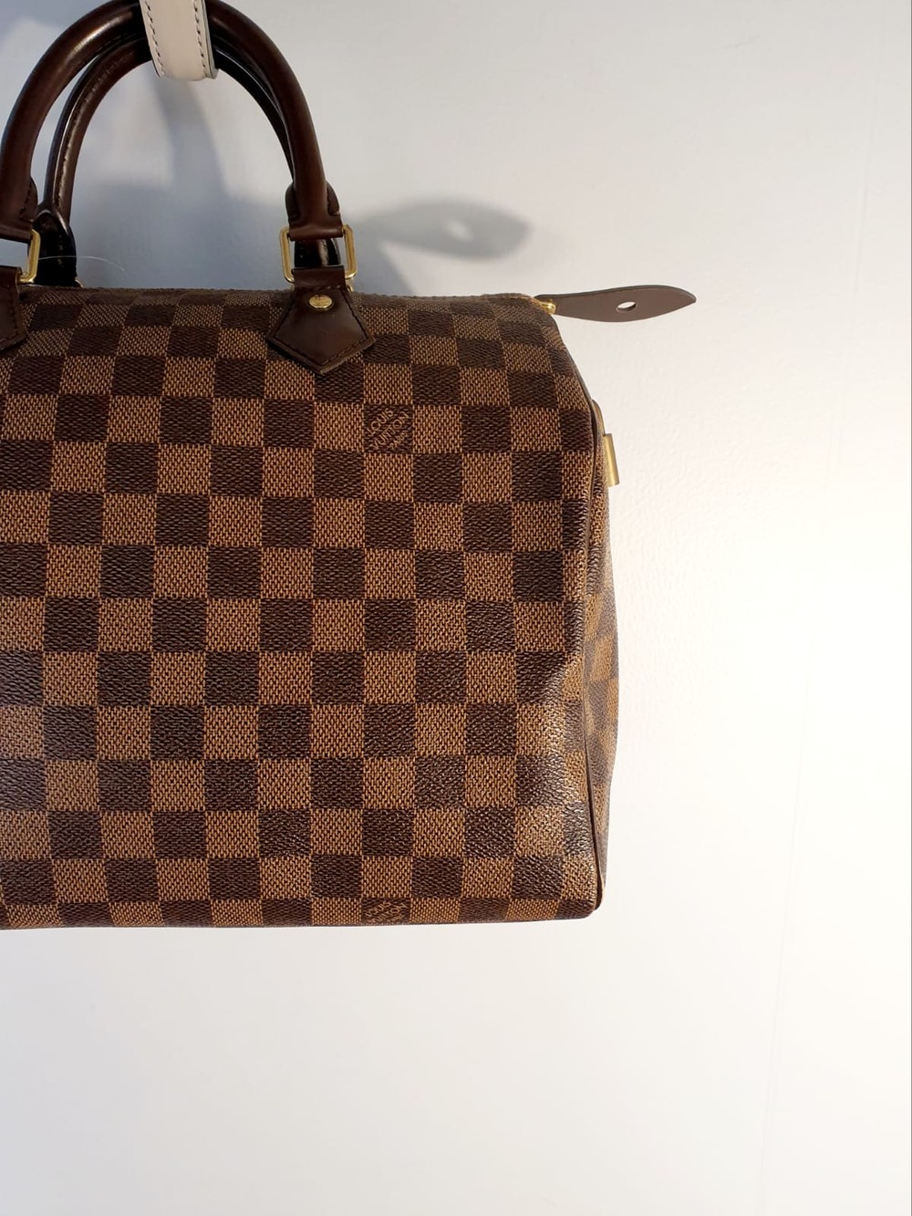 Bolsa Louis Vuitton Speedy 30 Damier Ébène