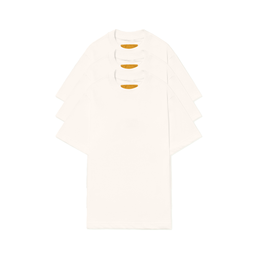 Pack - Camiseta Clássica Off White