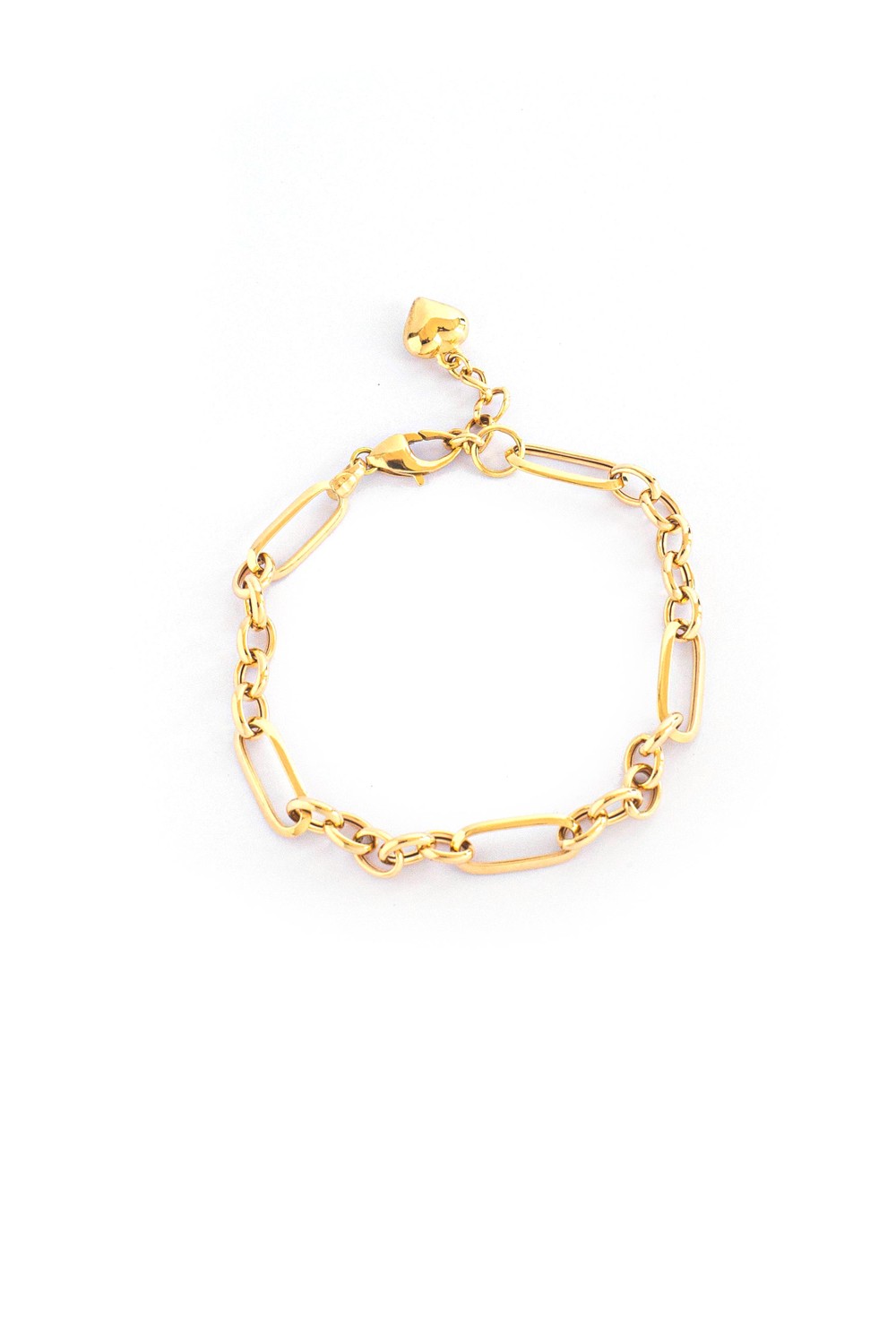 PULSEIRA OURO 18K CORAÇÃO 5,96GR