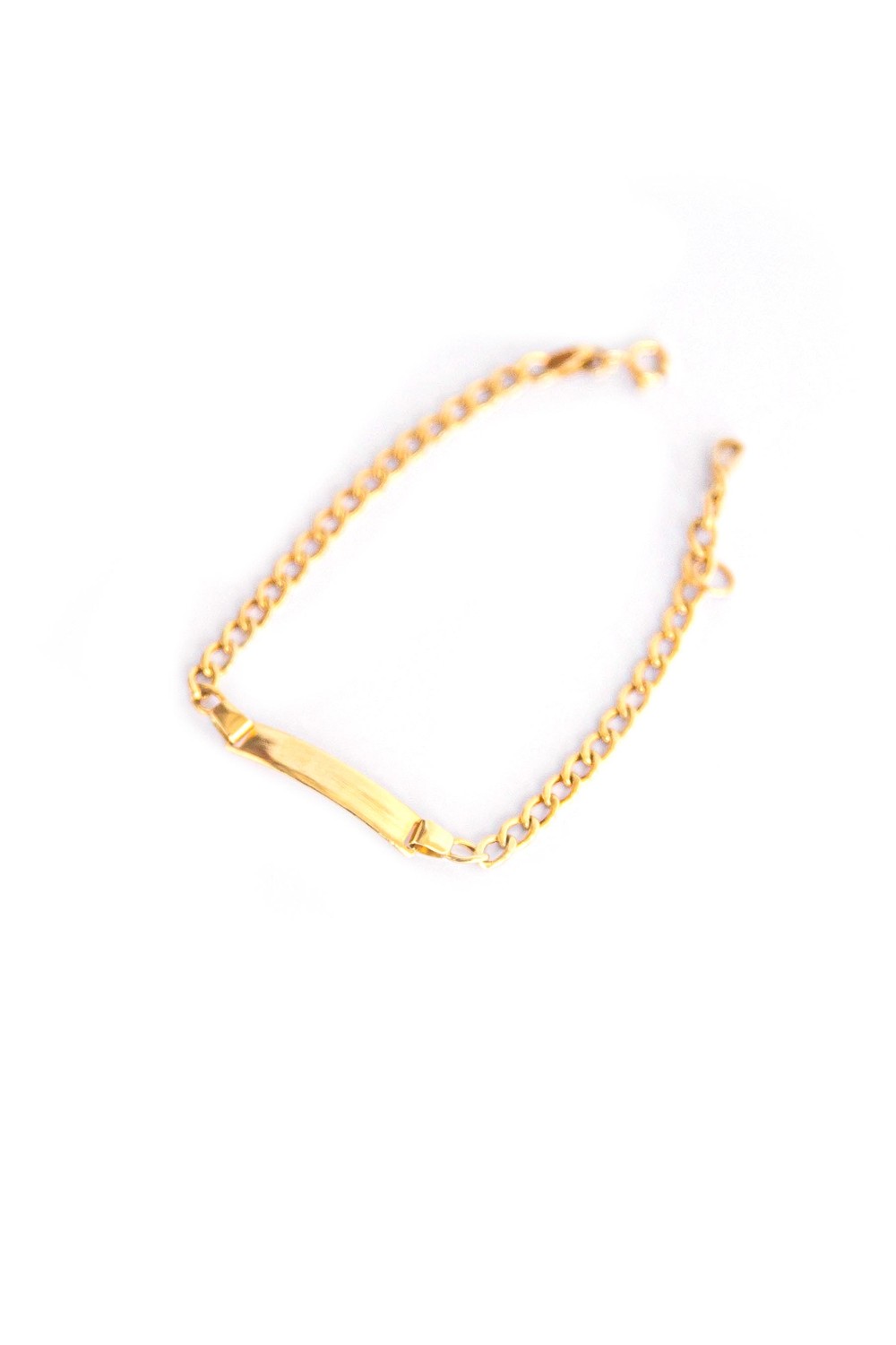 PULSEIRA INFANTIL CHAPA OURO 18K