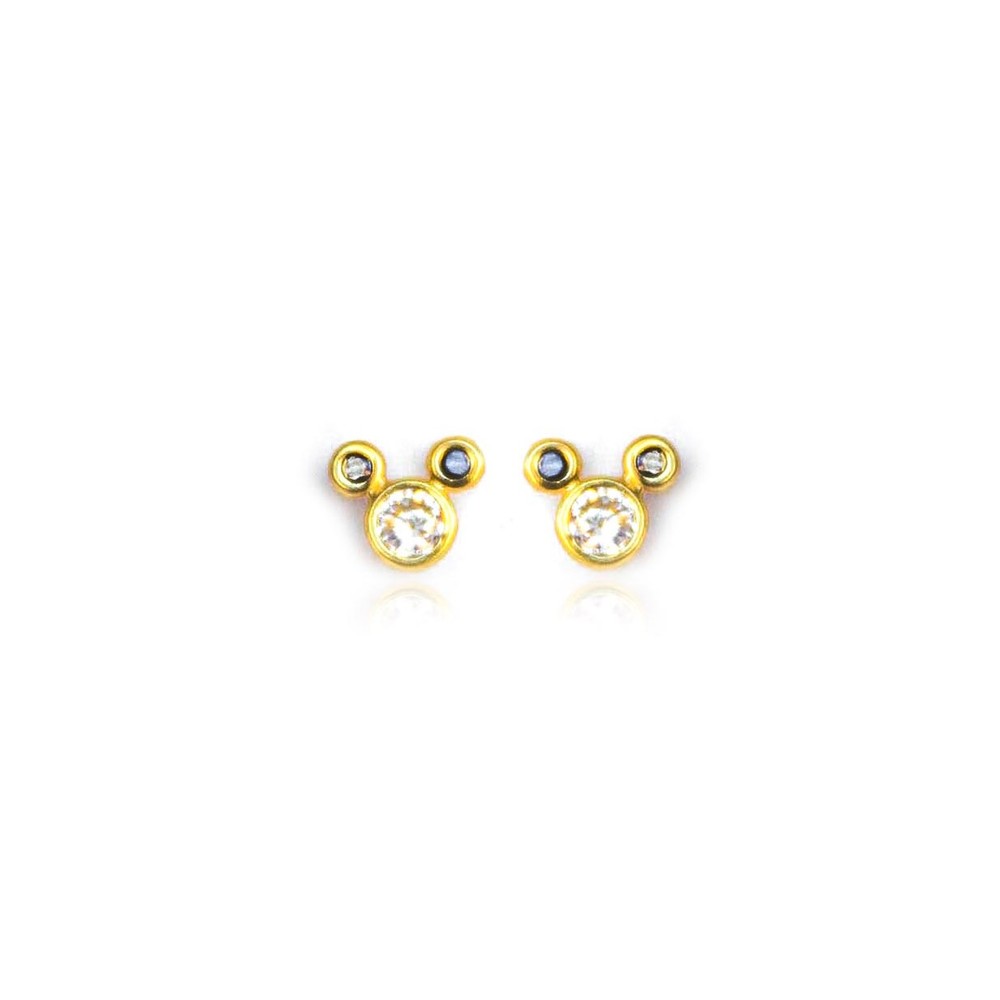 BRINCOS MICKEY OURO 18K