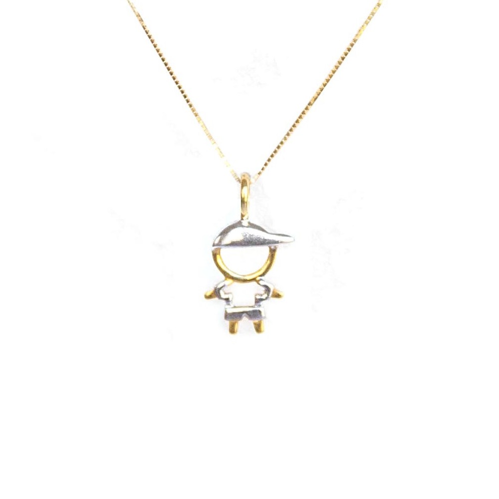 PINGENTE MENINO OURO 18K