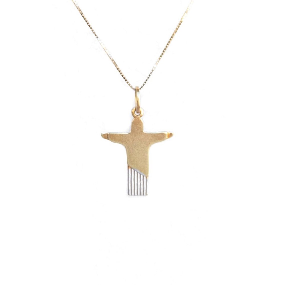 PINGENTE CRISTO REDENTOR OURO 18K