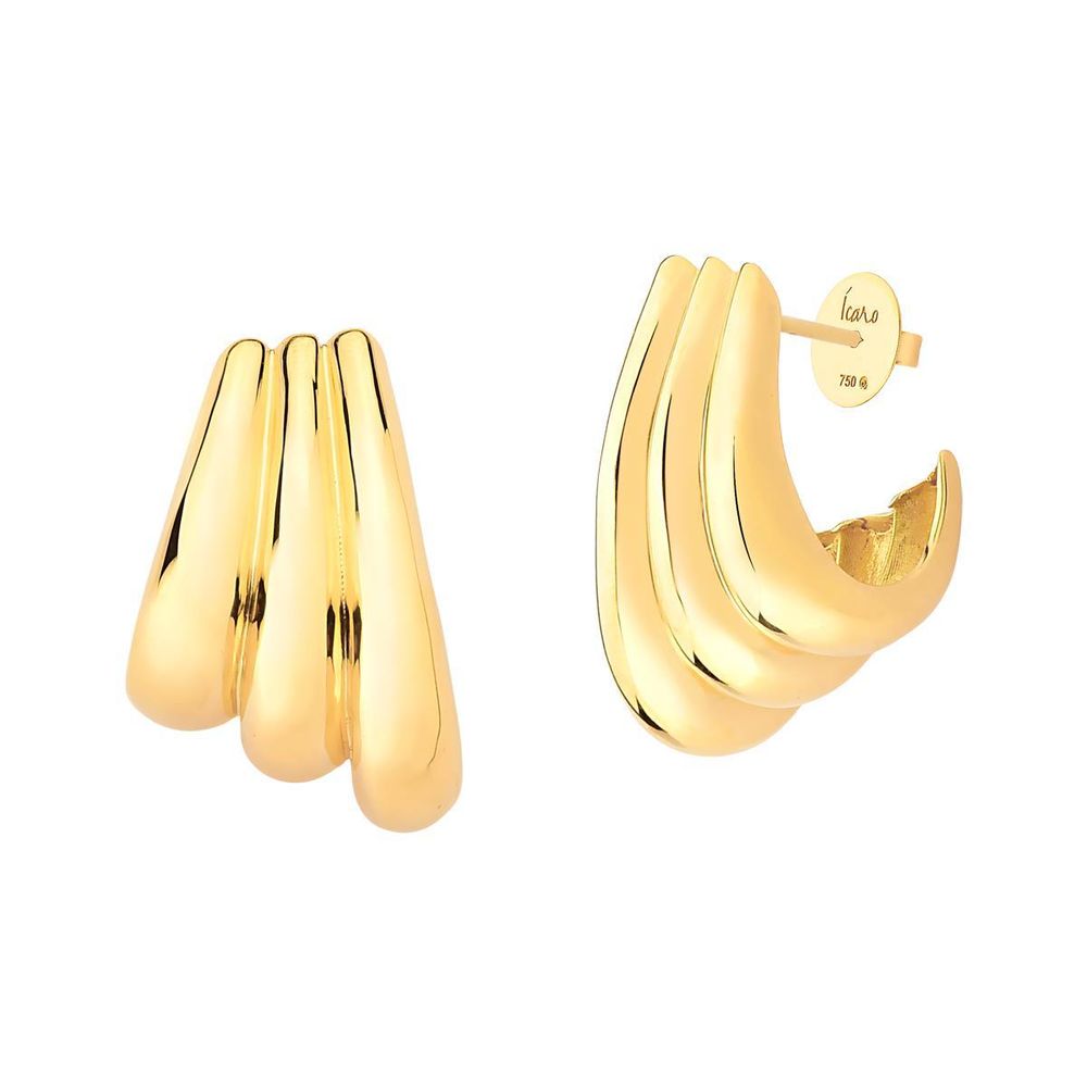 Brinco Ear hook em ouro 18K