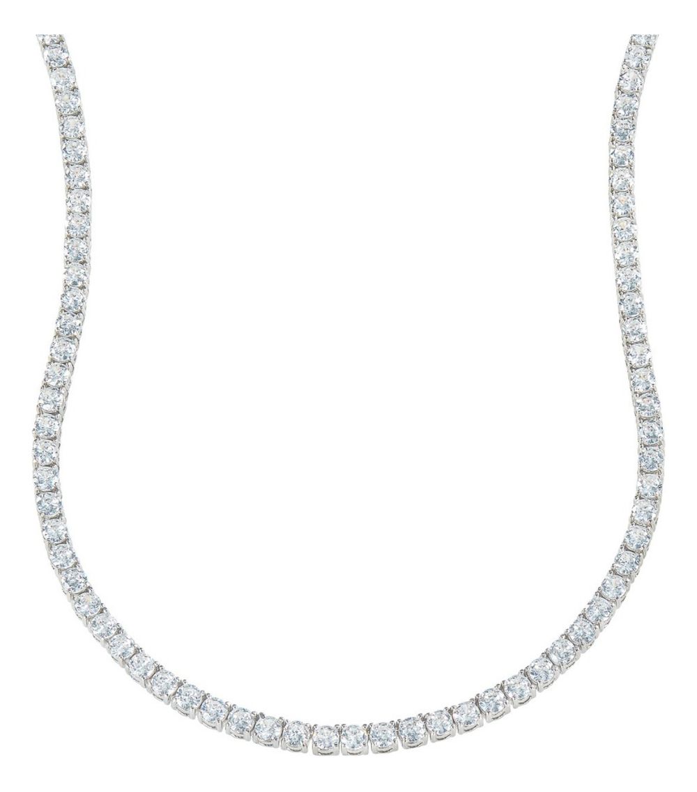 Colar Riveira Cristal Prata