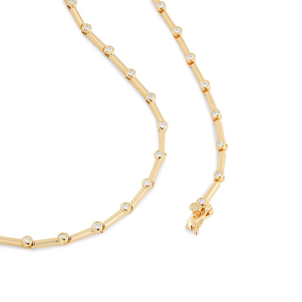 Colar Sparkle fio faca