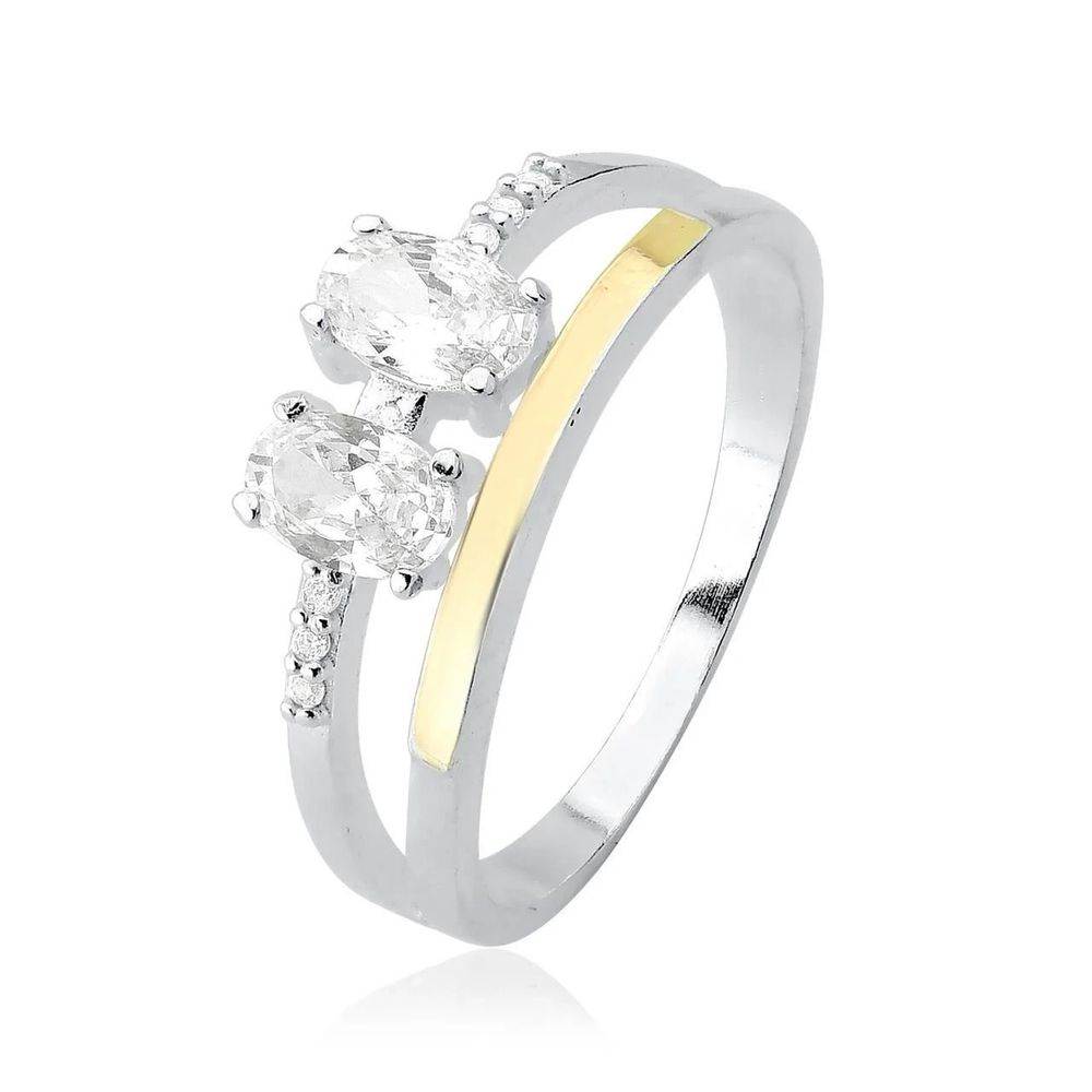Anel oval Aura