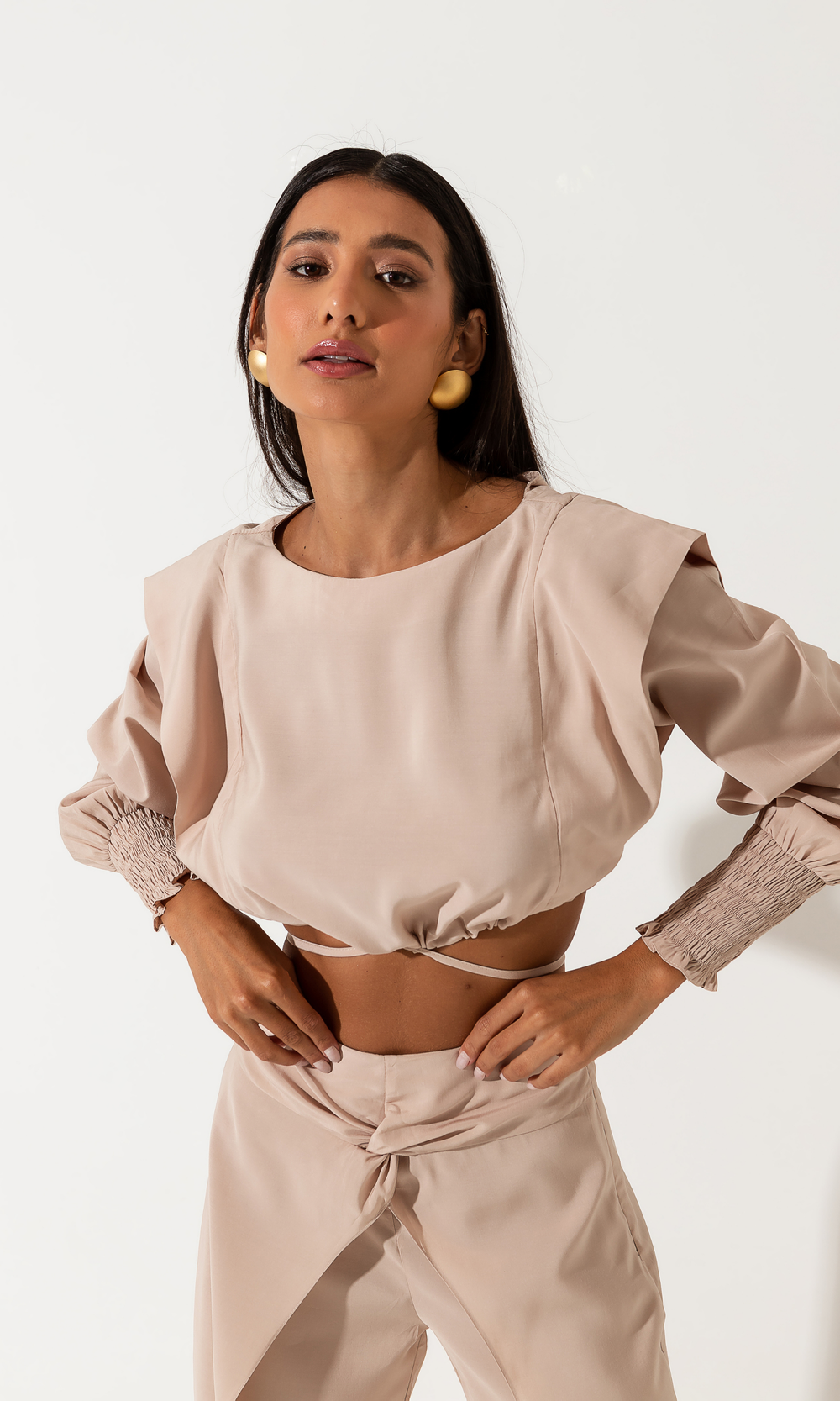 Blusa Laura - Areia