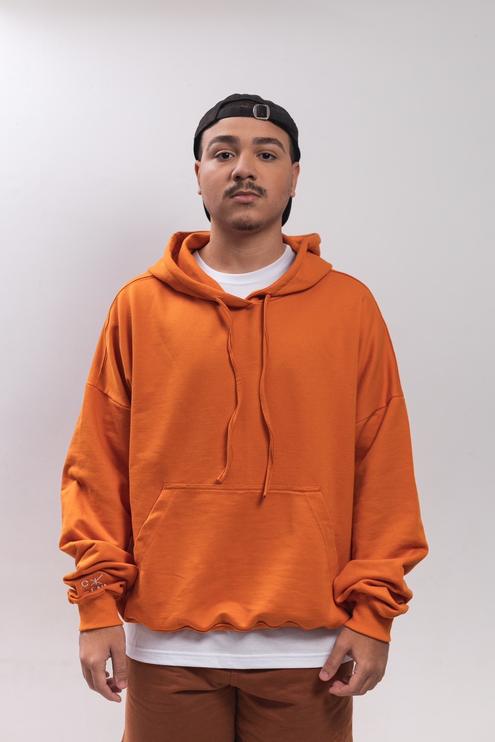 Overhoodie in Terracota