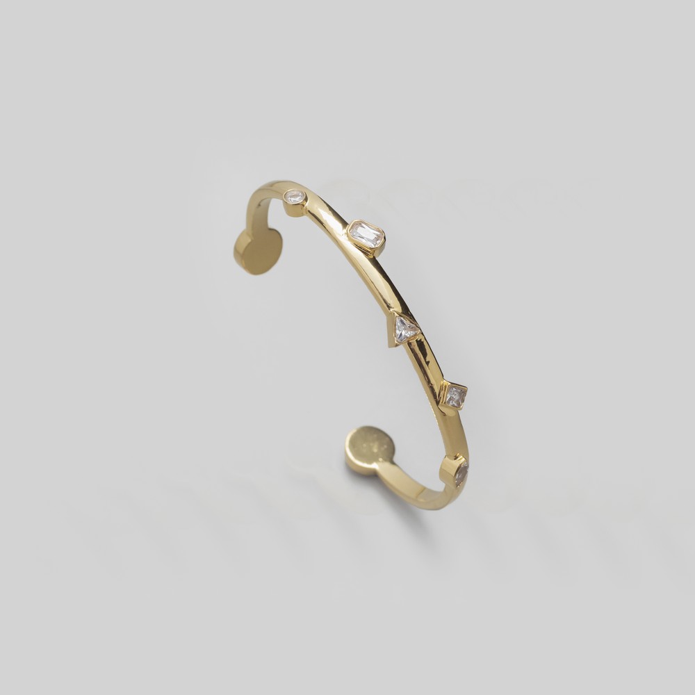 Bracelete Mess Design - Banho Ouro 18k 