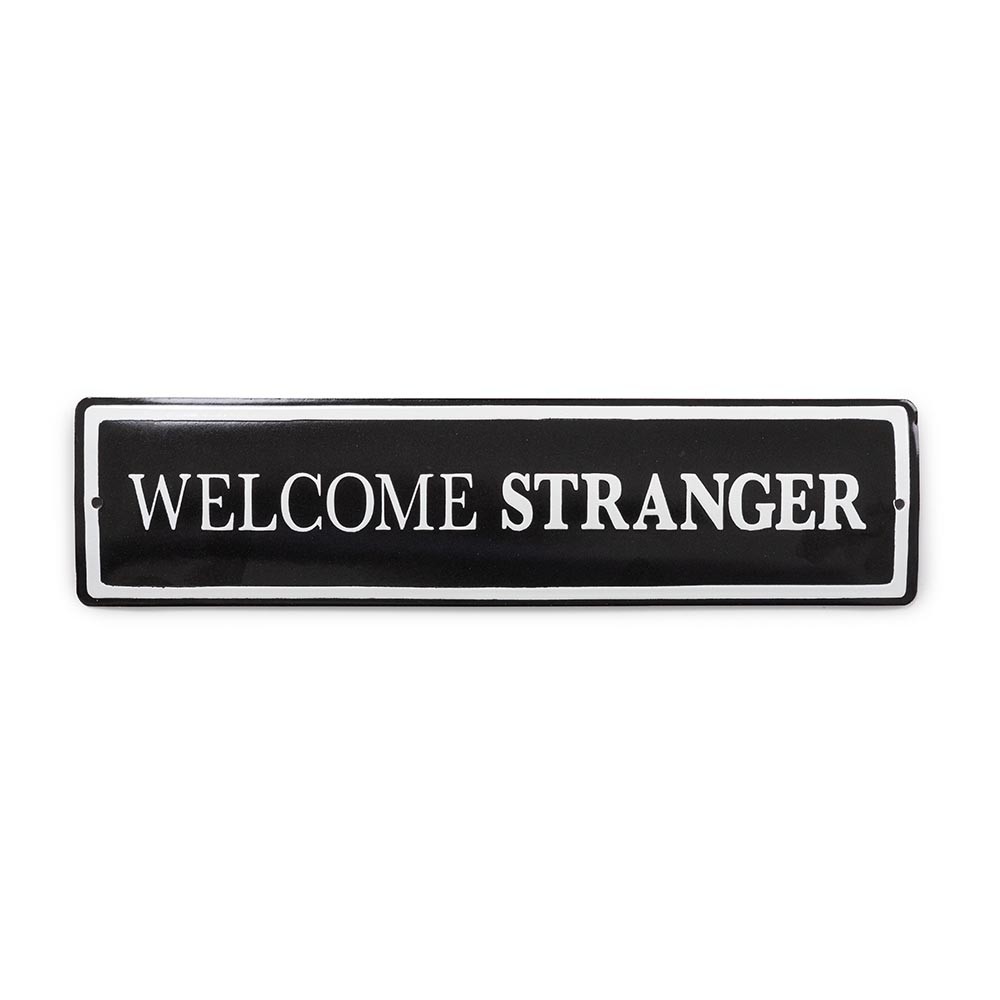 Placa Welcome Stranger