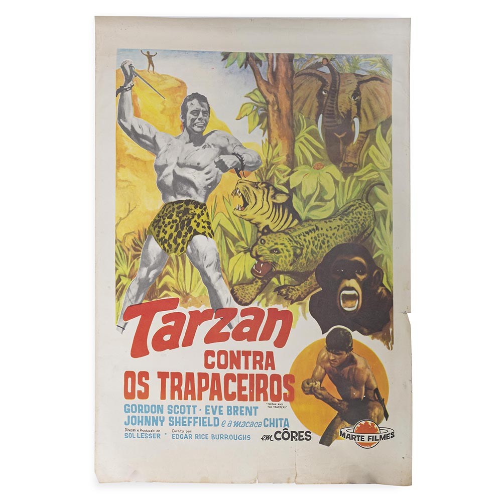 Pôster Tarzan - Contra Os Trapaceiros 
