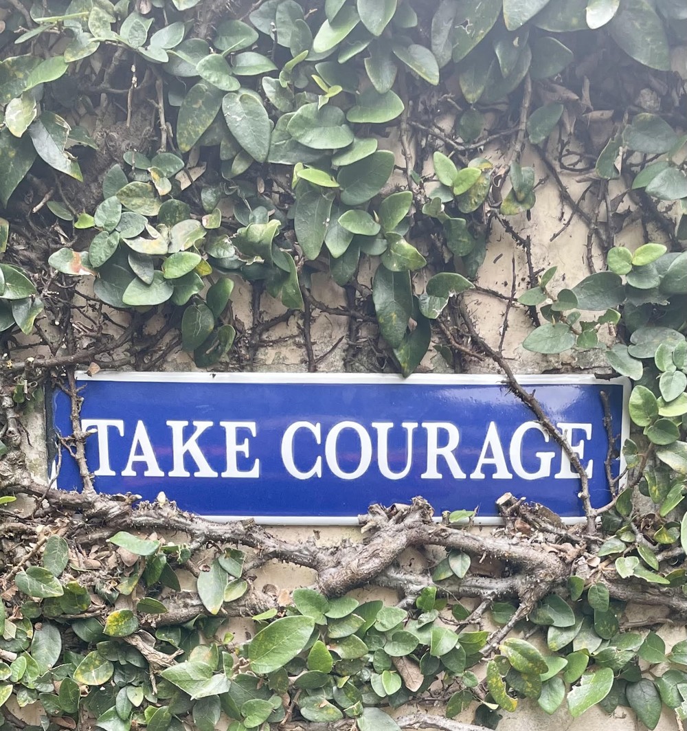 Placa Take Courage