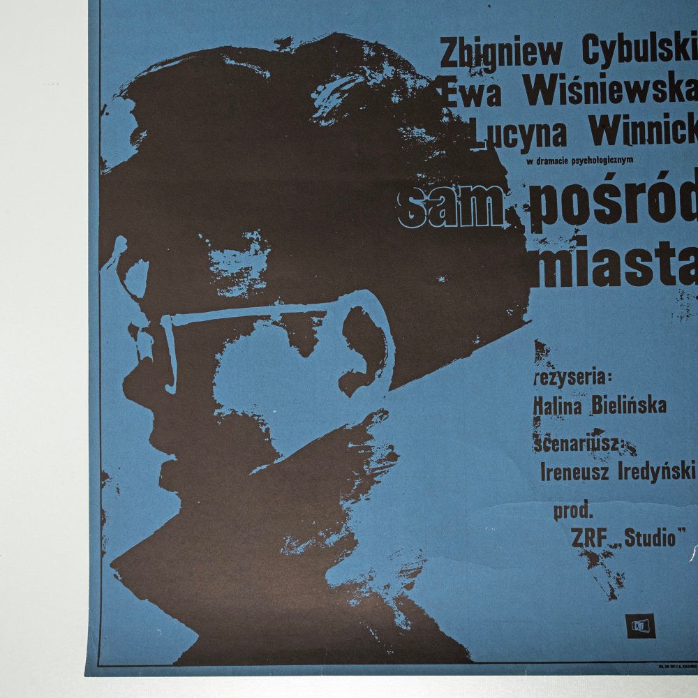 Pôster Sam pośród miasta - 1965