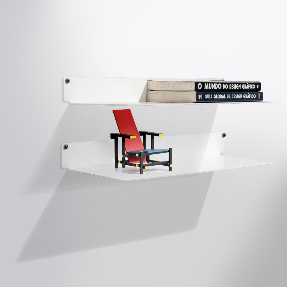 Estante Horizonte Plano Branca 45 cm