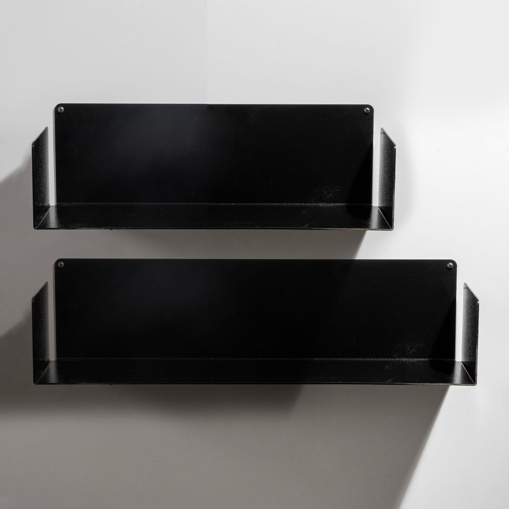 Estante Horizonte Lateral Preta 45 cm