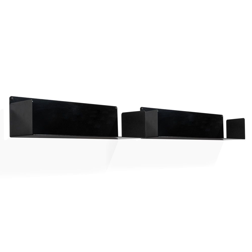 Estante Horizonte Lateral Preta 60cm