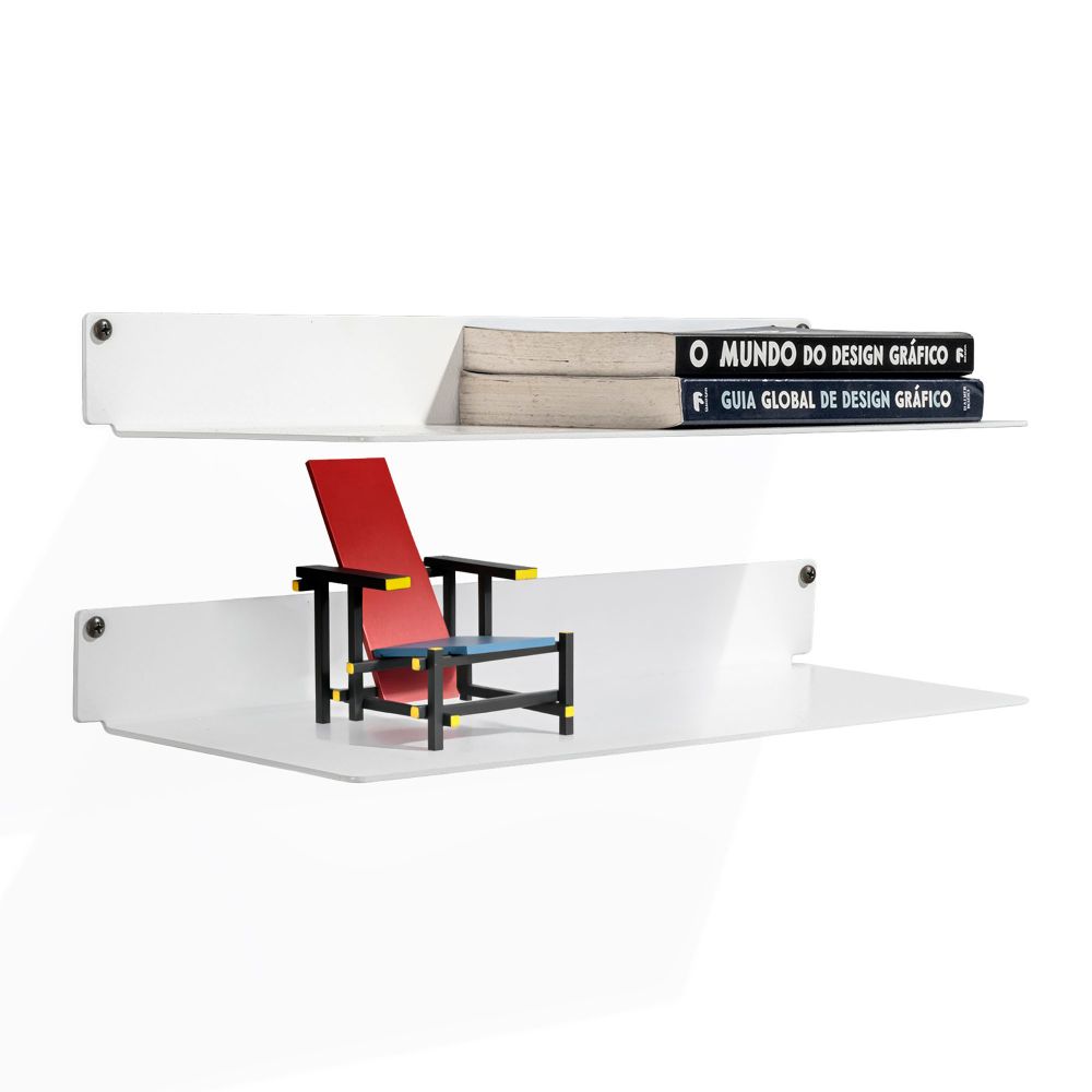 Estante Horizonte Plano Branca 45 cm
