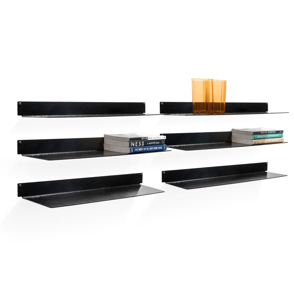 Estante Horizonte Plano Preta 60cm