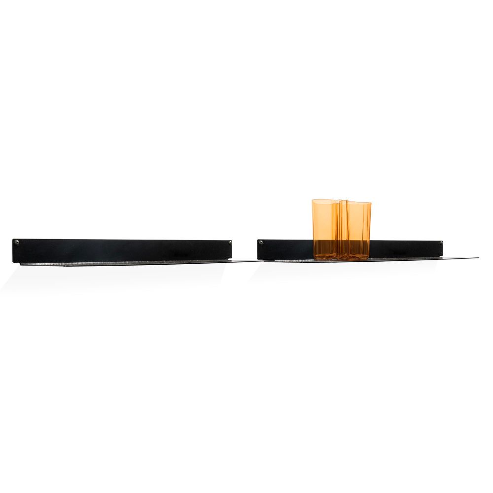 Estante Horizonte Plano Preta 60cm