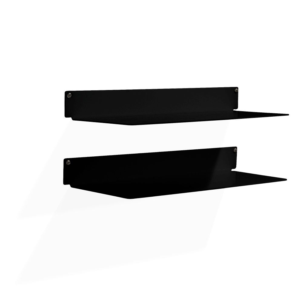 Estante Horizonte Plano Preta 45 cm