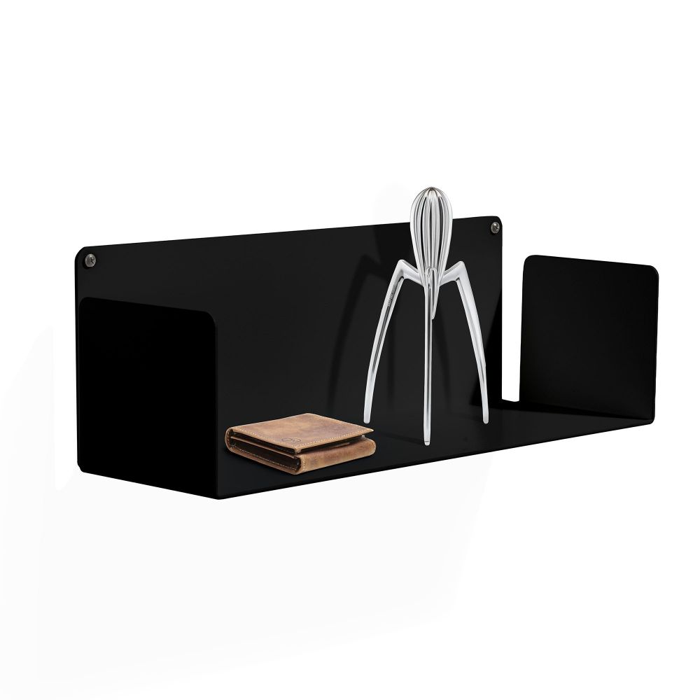 Estante Horizonte Lateral Preta 45 cm