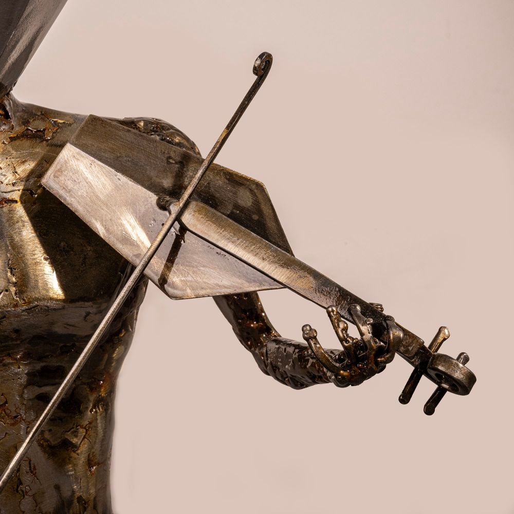 Escultura Violinista