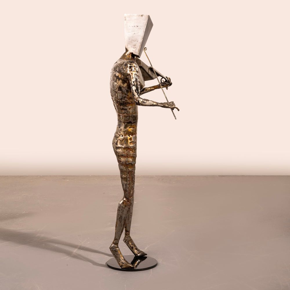 Escultura Violinista