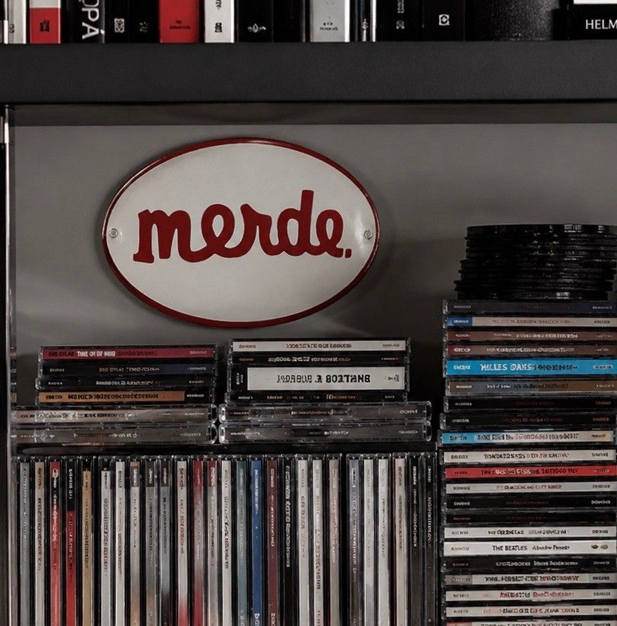 Placa Merde