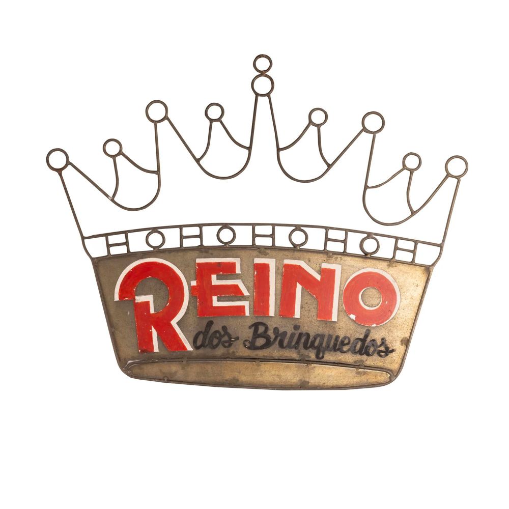 Placa Reino dos brinquedos 1970 