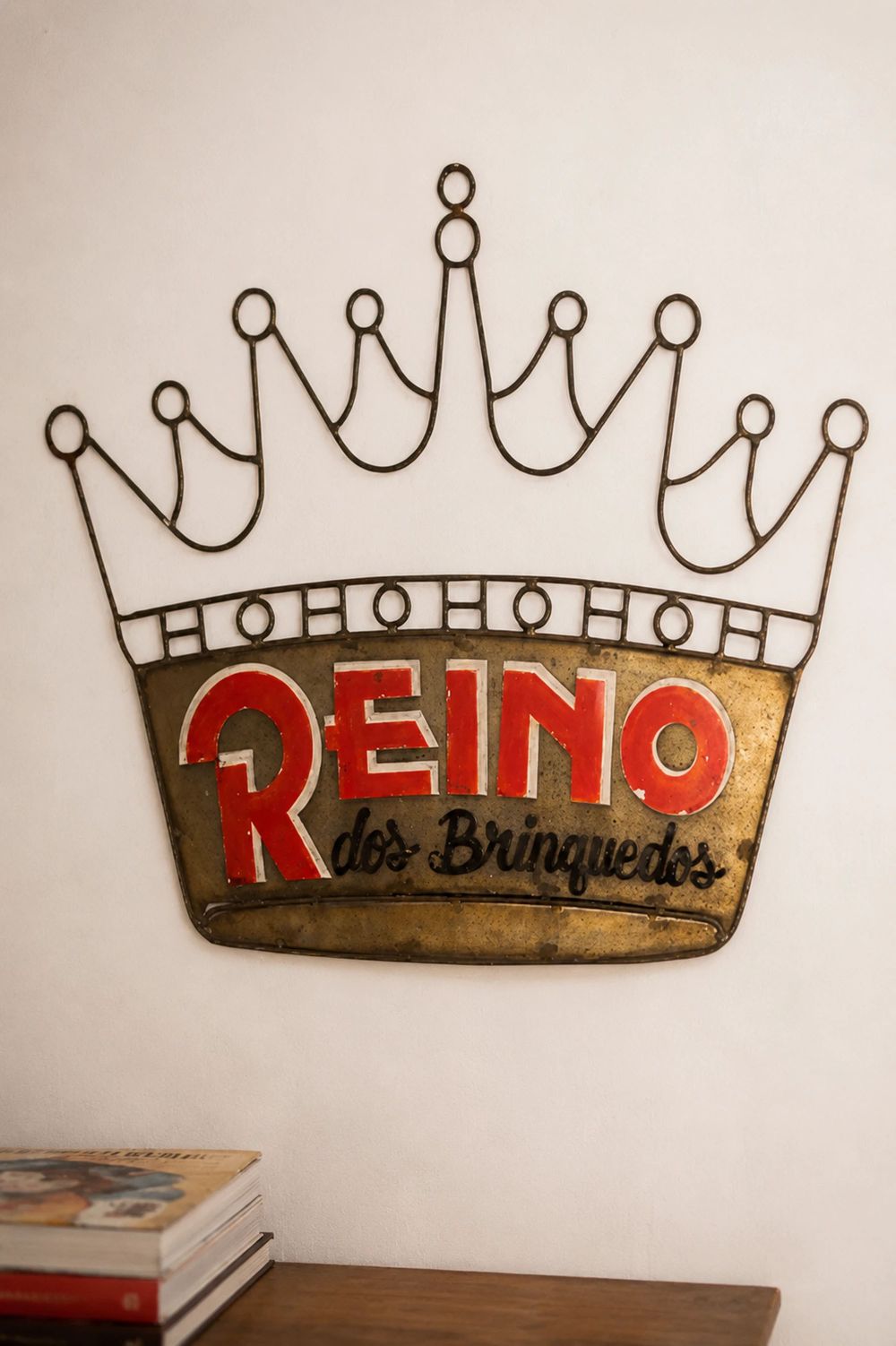 Placa Reino dos brinquedos 1970 