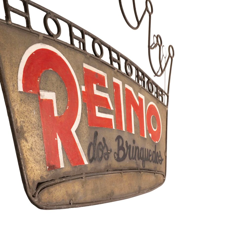 Placa Reino dos brinquedos 1970 