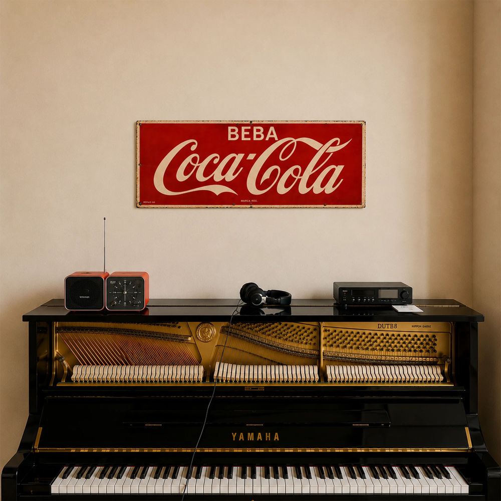 Placa Coca Cola 1968