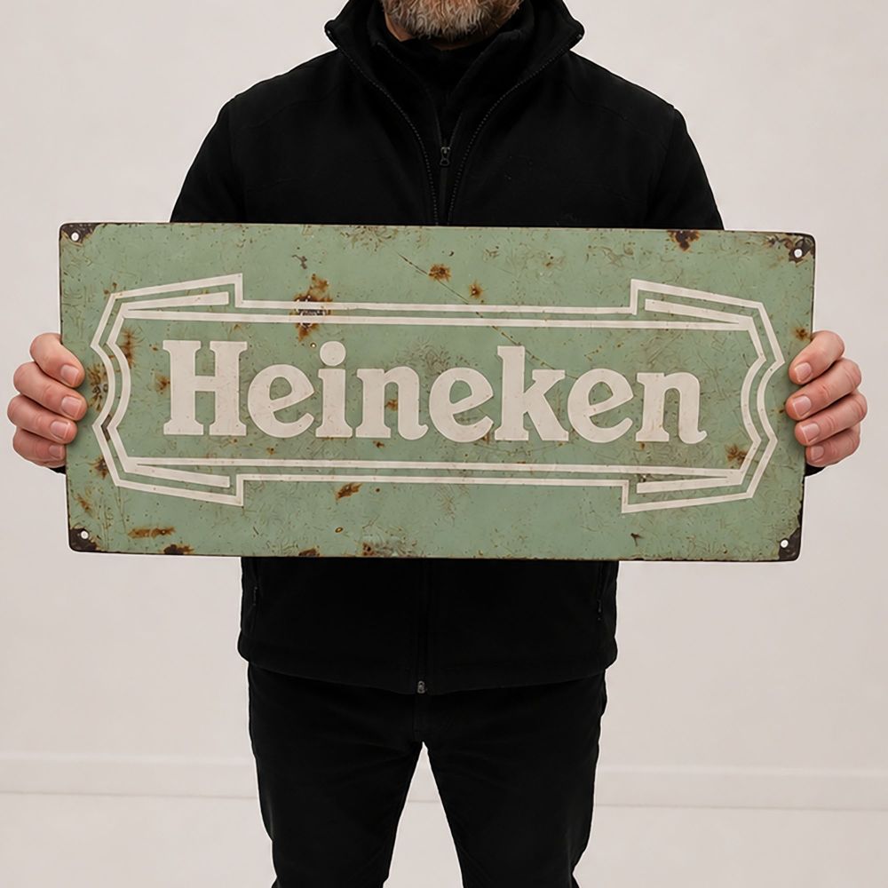 PLACA  HEINEKEN 1960