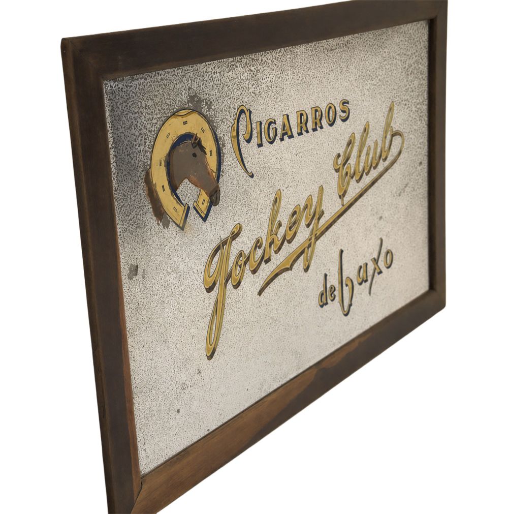 Espelho publicitário Jockey Club  1920