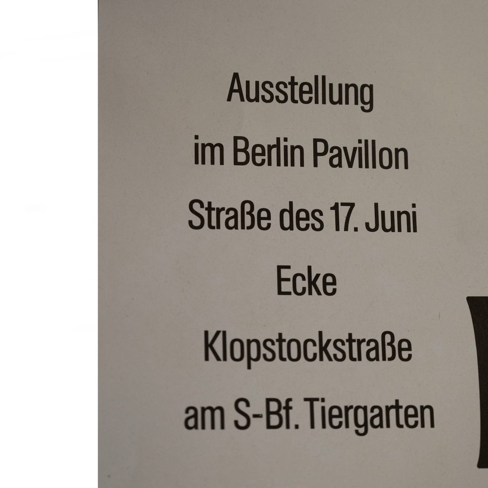 Pôster Berlin und seine Kneipen  1980
