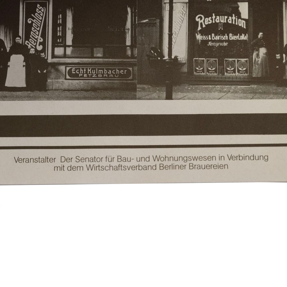 Pôster Berlin und seine Kneipen  1980