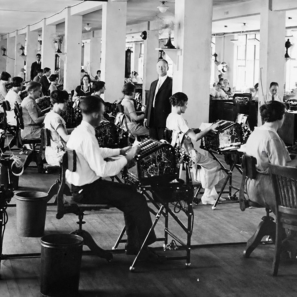 Cadeira de datilógrafo 1920 