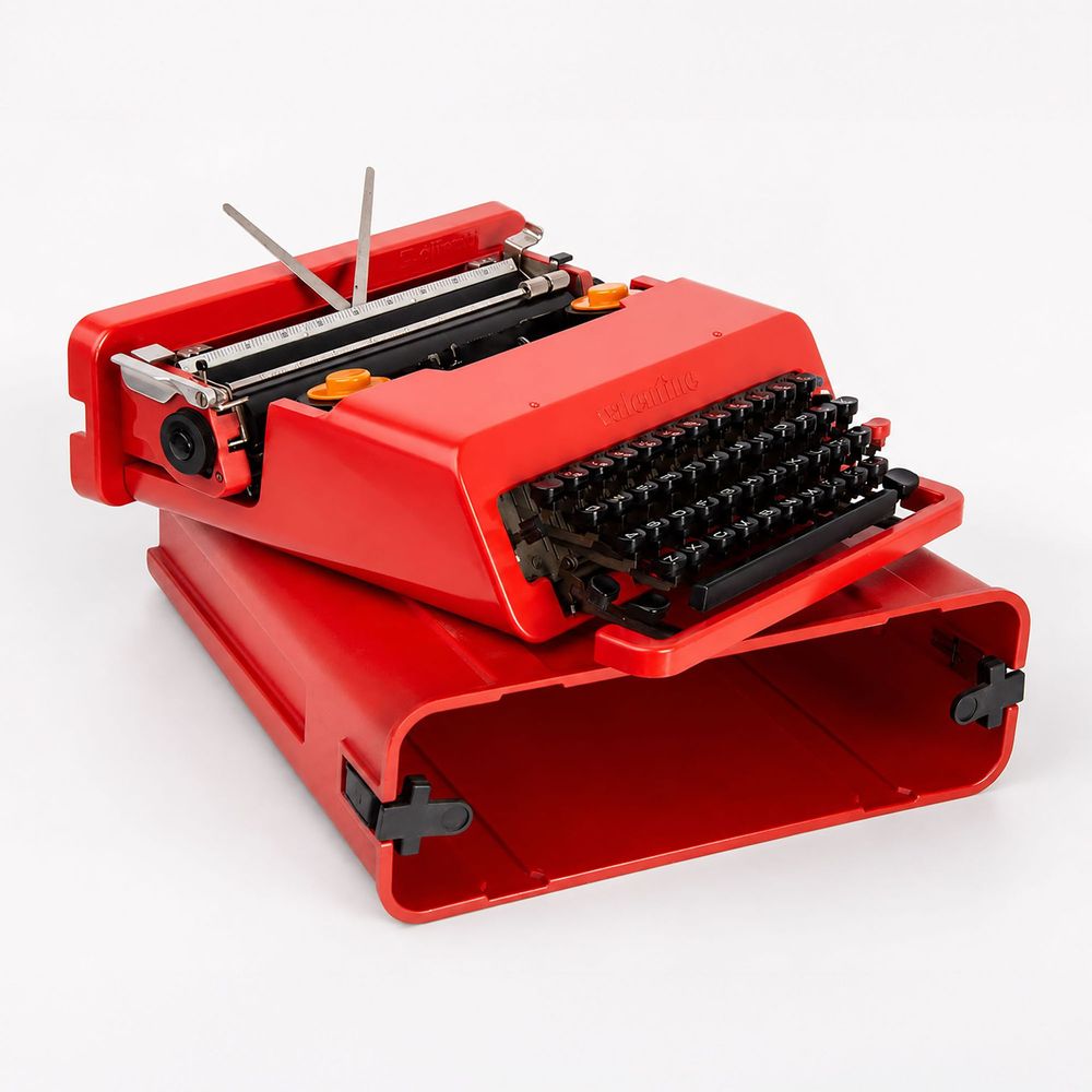 Maquina  escrever Valentine Olivetti