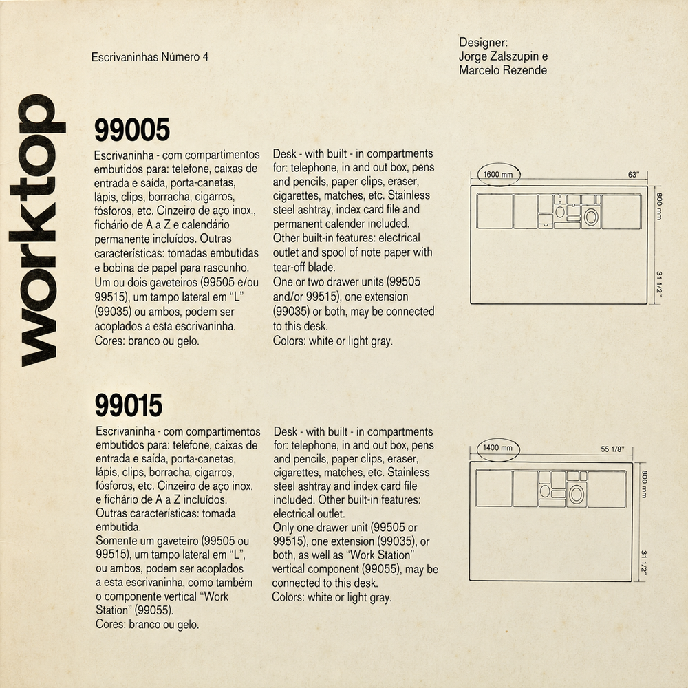 Escrivaninha  Worktop - 1972