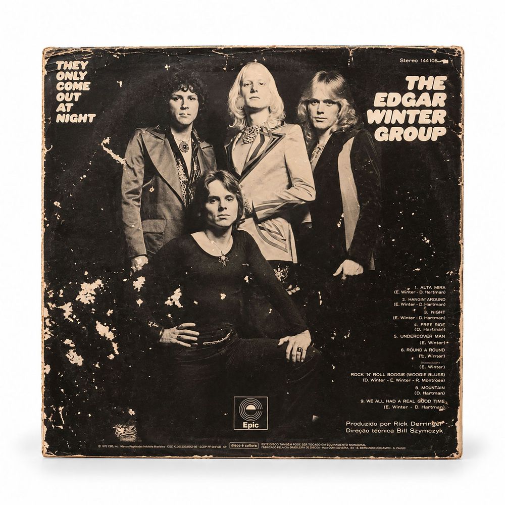 LP The Edgar Winter Group,  They Only Come Out at Night  1972